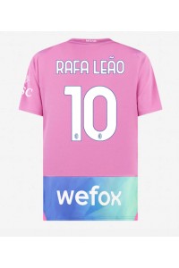 Fotbalové Dres AC Milan Rafael Leao #10 Třetí Oblečení 2023-24 Krátký Rukáv